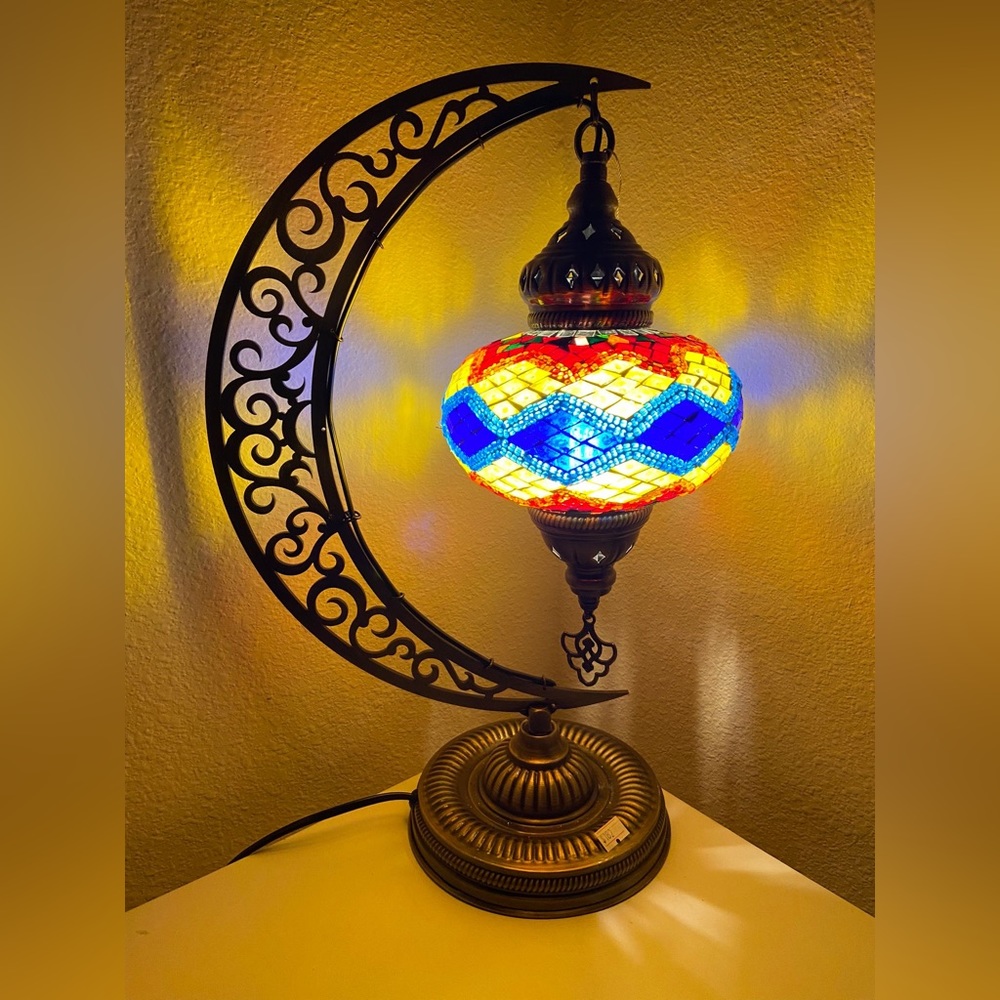 Handmade Turkish Moon Lamp